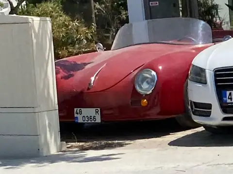 Porsche 550 Spyder (1953) spotted in Datça, Turkey