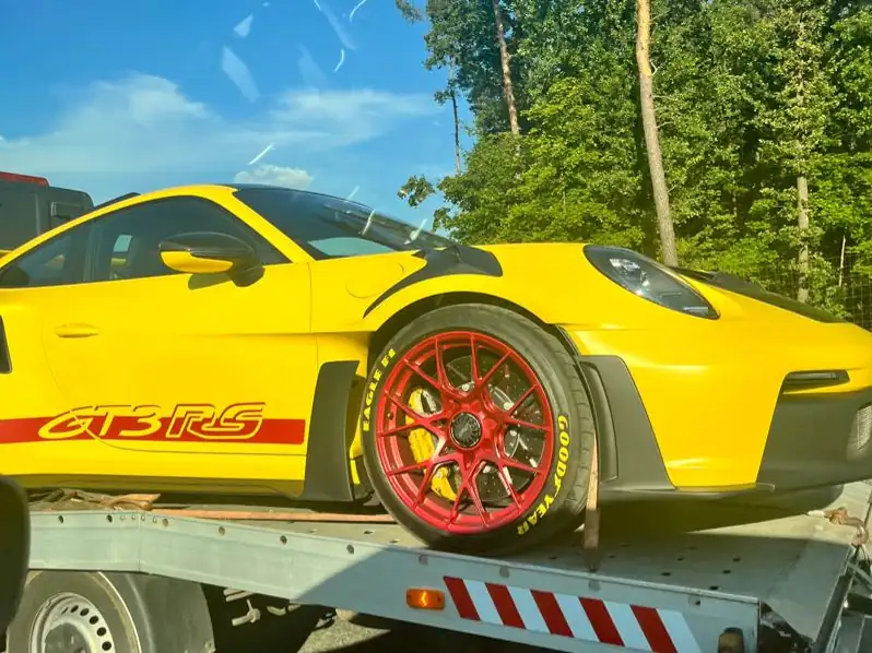 Porsche 911 GT3 RS (2023) spotted in Szyjki, Poland