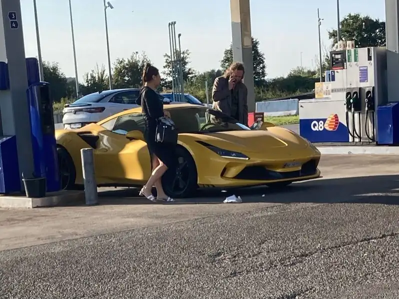 Ferrari F8 Tributo spotted in Mons