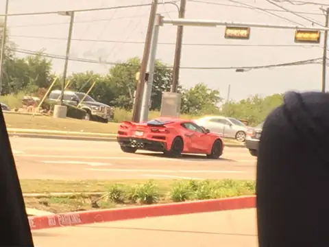 Chevrolet Corvette C8 spotted in Mueda