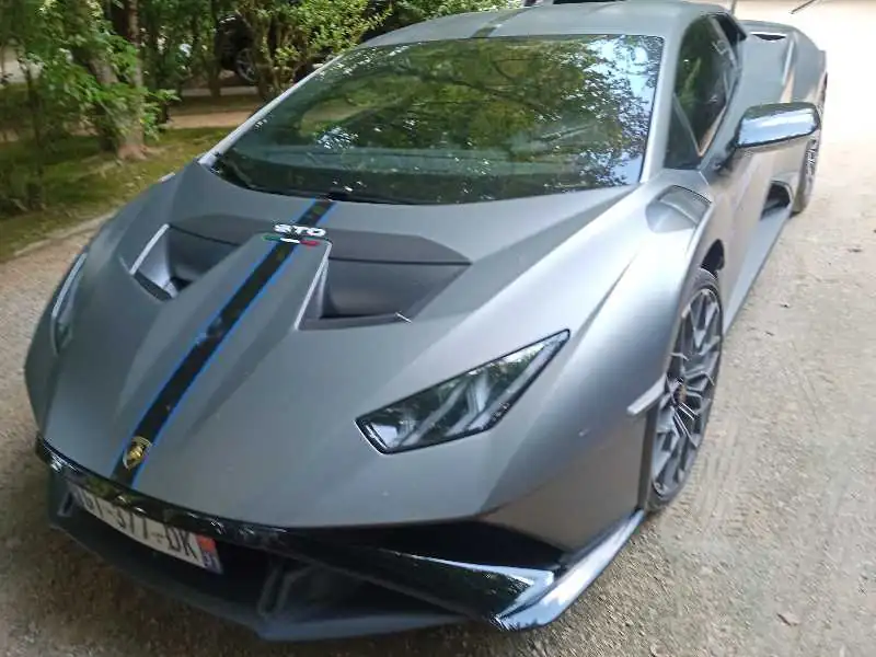 Lamborghini Huracán STO spotted in Châteauroux