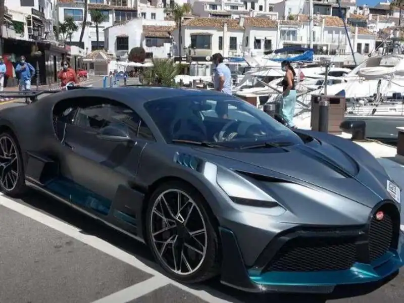 Bugatti Divo (2020) spotted in Marbella, Spain