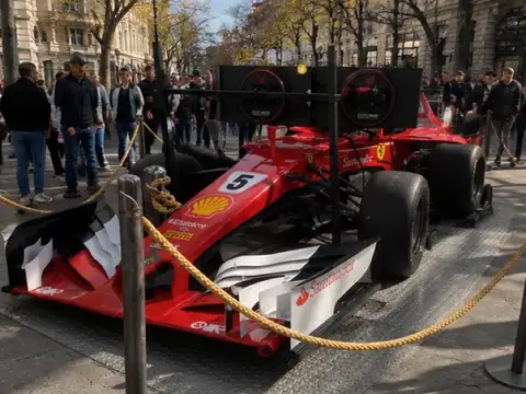 Ferrari F1-75 (2022) spotted in Budapest, Hungary