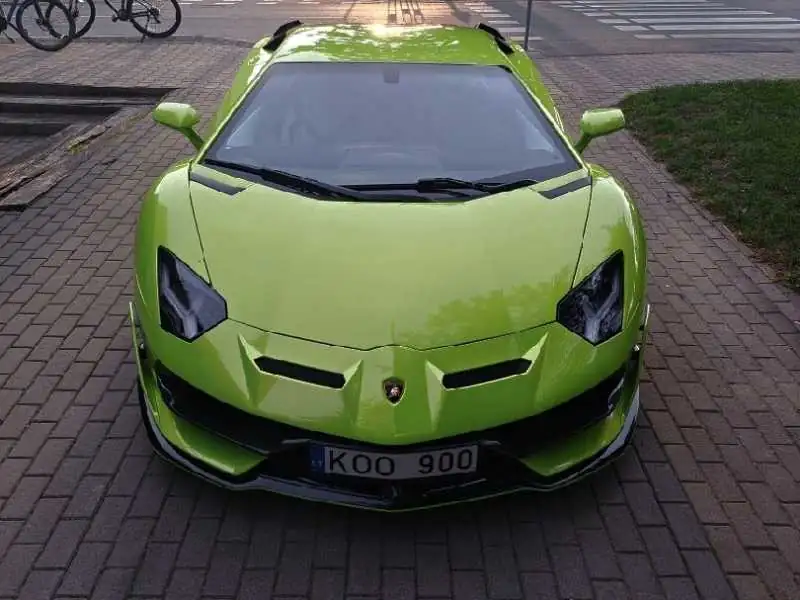 Lamborghini Aventador (2021) spotted in Klaipėda, Lithuania