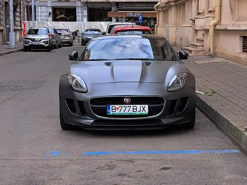 Jaguar F-Type spotted in Bucharest, Romania