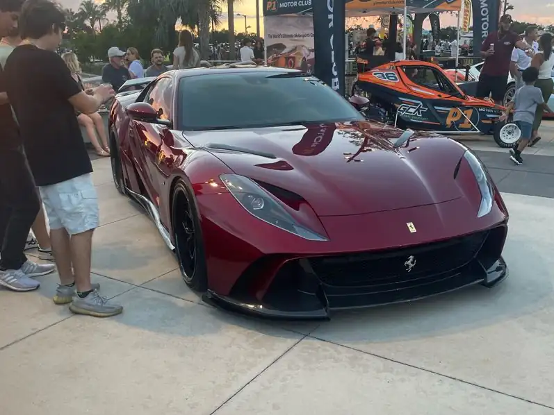 Ferrari F12tdf (2015) spotted in Tampa, United States
