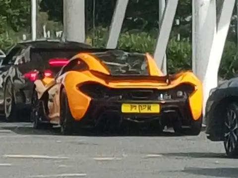 McLaren P1 (2015) spotted in Calais, France