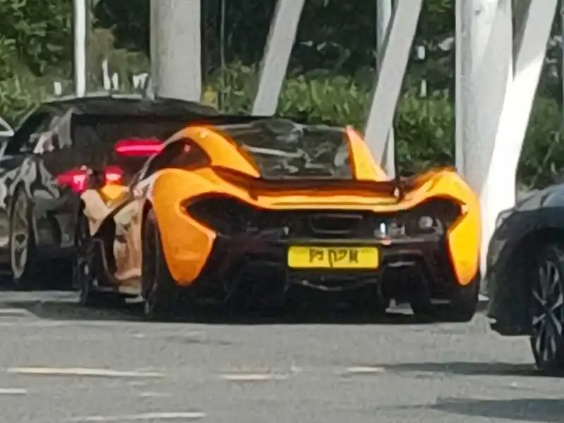 McLaren P1 spotted in Calais