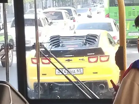 Chevrolet Camaro SS (2011) spotted in Tymovskoye, Russia