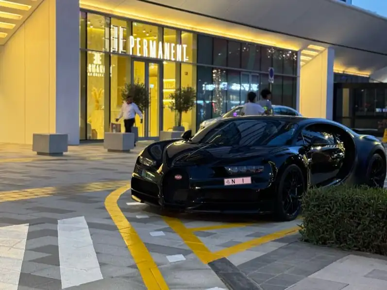 Bugatti Chiron (2022) spotted in Dubai, United Arab Emirates
