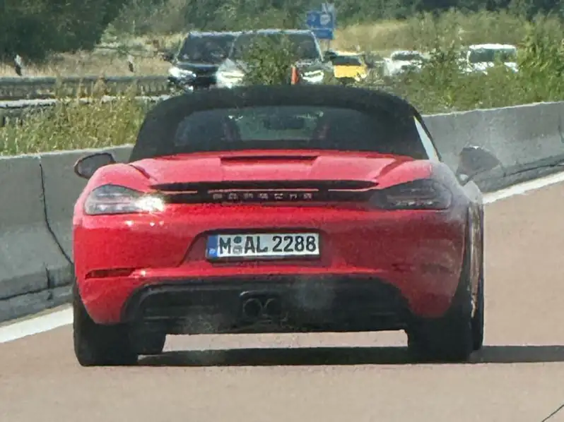 Porsche 718 Boxster (2023) spotted in Leipzig, Germany