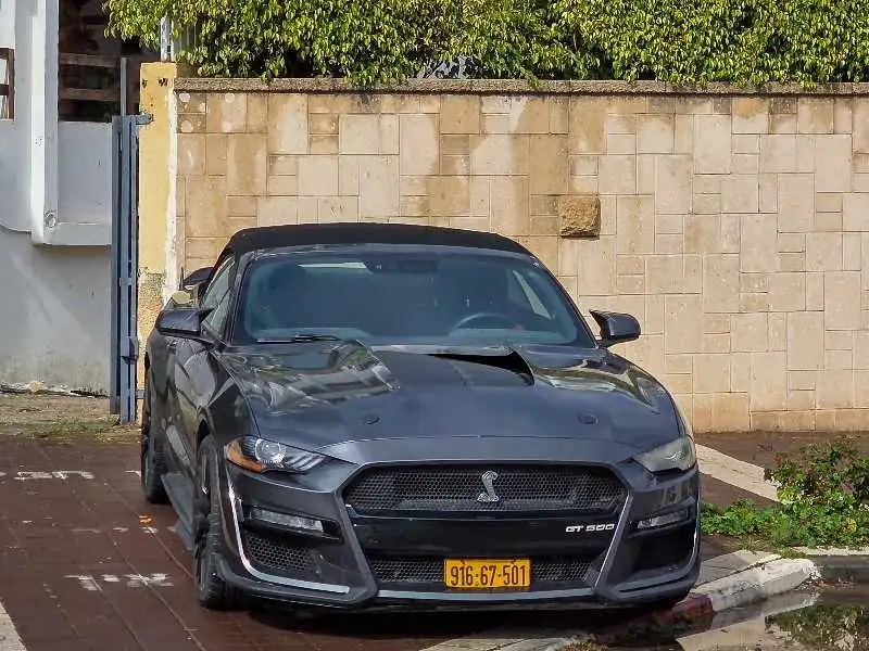 Ford Mustang Shelby GT500 spotted in H̱olon