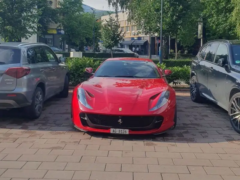 Ferrari 812 Superfast (2018) spotted in Deçan, Kosovo