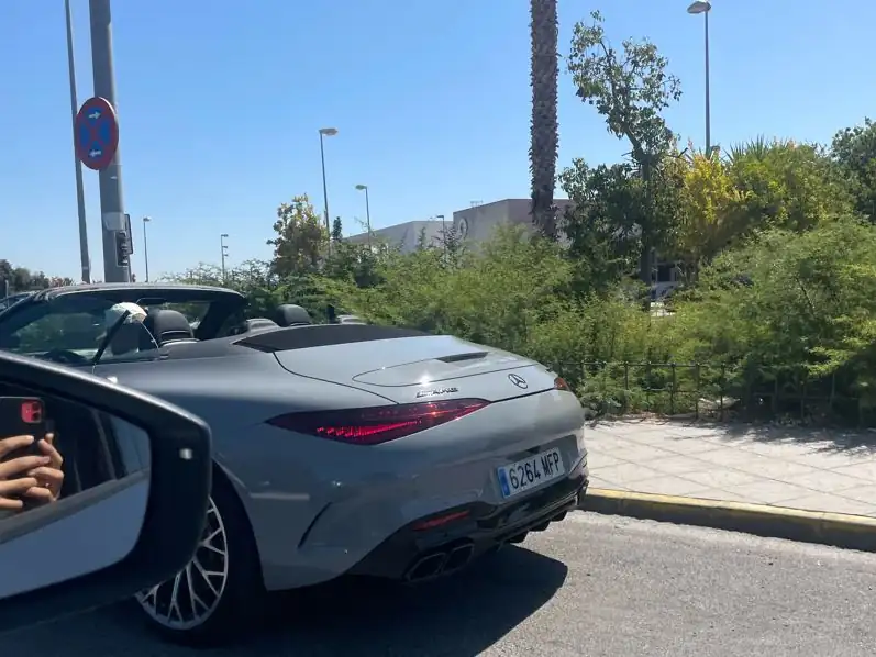 Mercedes-Benz SL 63 AMG (2022) spotted in El Puerto de Santa María, Spain