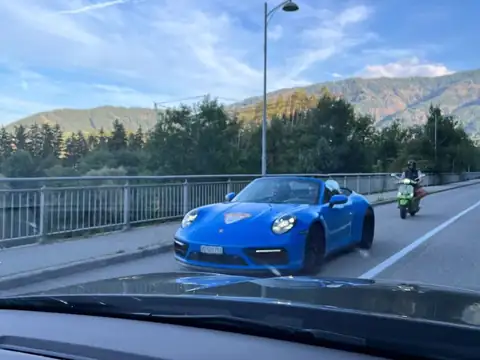 Porsche 911 Turbo S (2023) spotted in Brunico, Italy