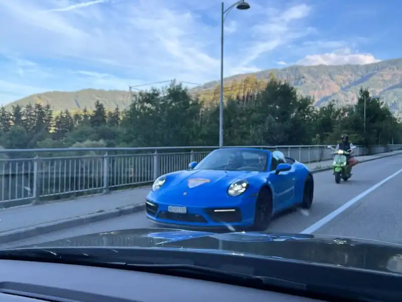 Porsche 911 Turbo S spotted in Brunico