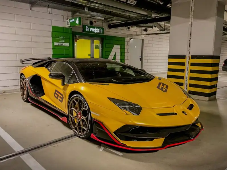 Lamborghini Aventador spotted in Wrocław