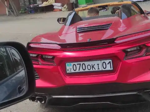 Chevrolet Corvette (2020) spotted in Almaty, Kazakhstan