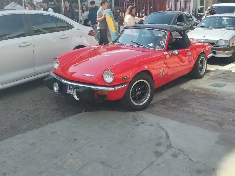 Triumph Spitfire (1970) spotted in Vélez, Colombia