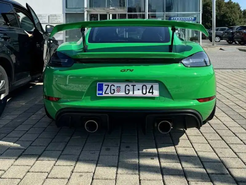 Porsche 718 Cayman GT4 (2020) spotted in Grad Čakovec, Croatia