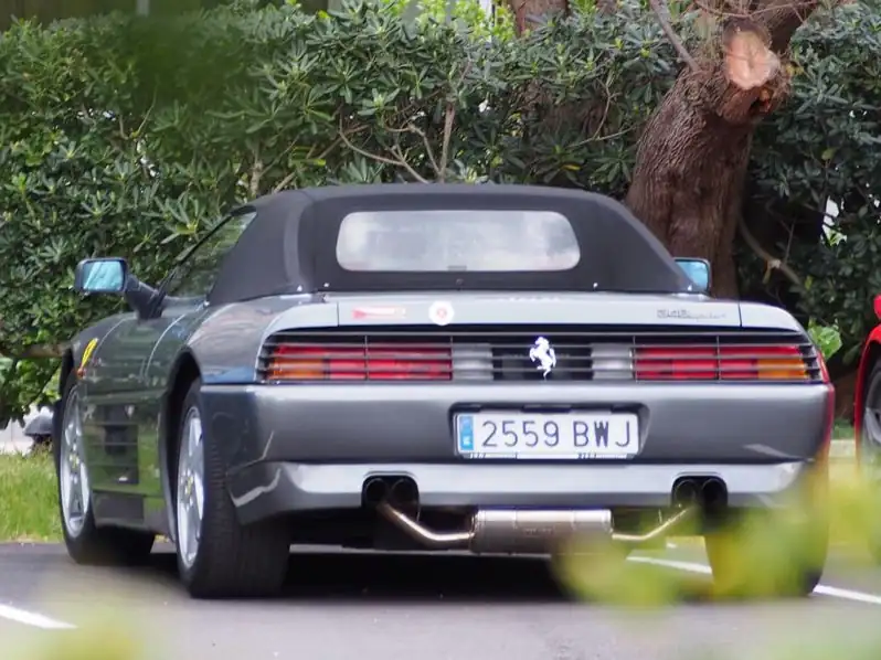 Ferrari 348 Spider (1993) spotted in Biarritz, France
