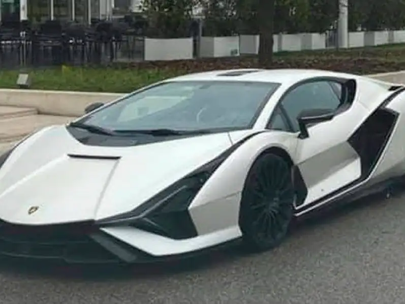 Lamborghini Sian spotted in Manchester