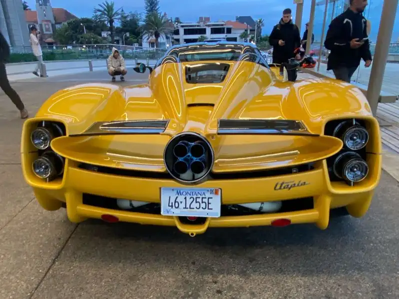 Pagani Zonda spotted in Montevideo