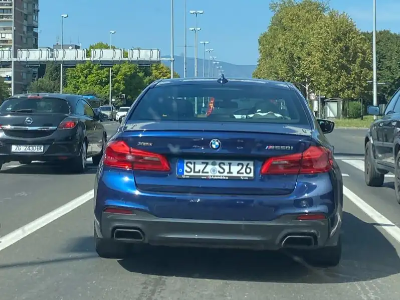 BMW M550i (2020) spotted in Zagreb, Croatia