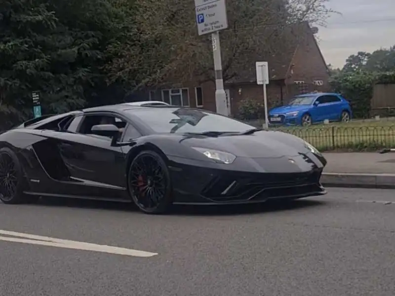 Lamborghini Aventador (2021) spotted in London, United Kingdom