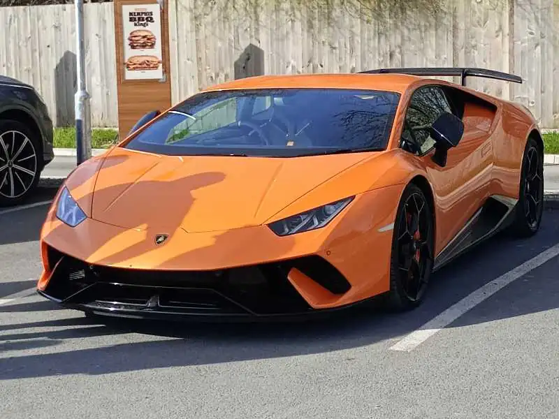 Lamborghini Huracán spotted in Builth Wells