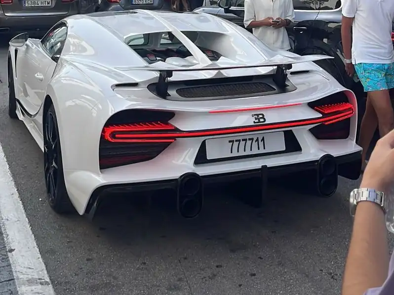 Bugatti Chiron (2022) spotted in Jacarilla, Spain