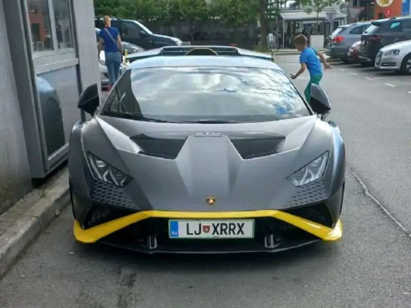 Lamborghini Sian (2020) spotted in Jesenice, Slovenia