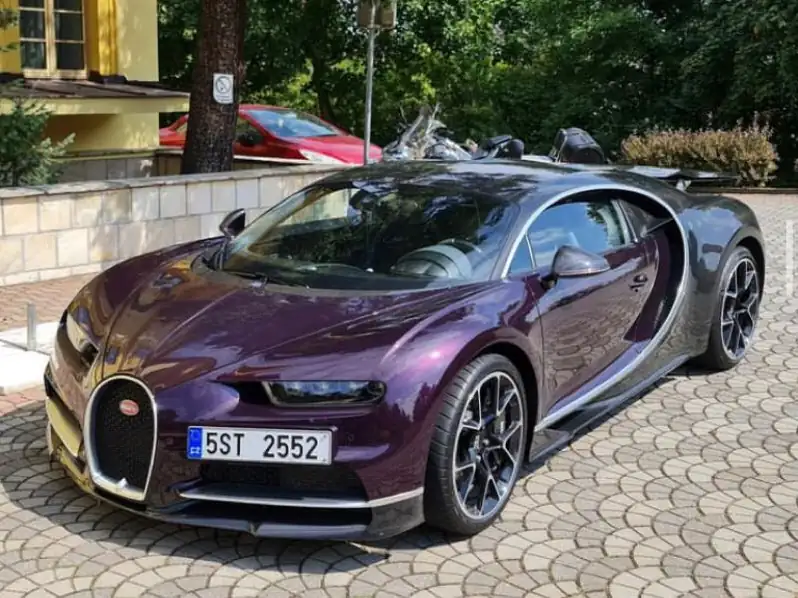 Bugatti Chiron spotted in Blatná
