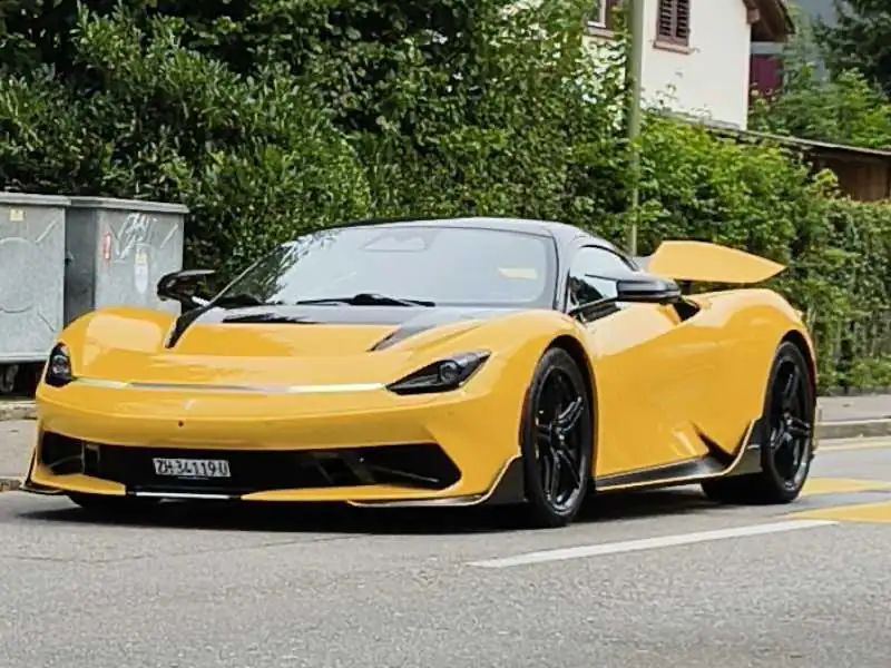 Pininfarina Battista (2021) spotted in Zürich, Switzerland