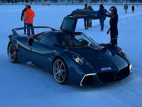 Pagani Huayra spotted in St. Moritz