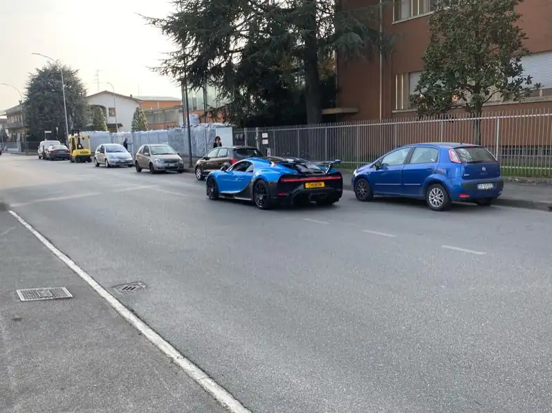 Bugatti Chiron (2022) spotted in Piacenza, Italy