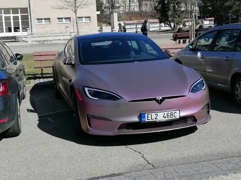 Tesla Model S (2021) spotted in Brno, Czechia