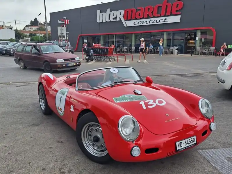 Porsche 550 Spyder (1955) spotted in Paderne, Portugal