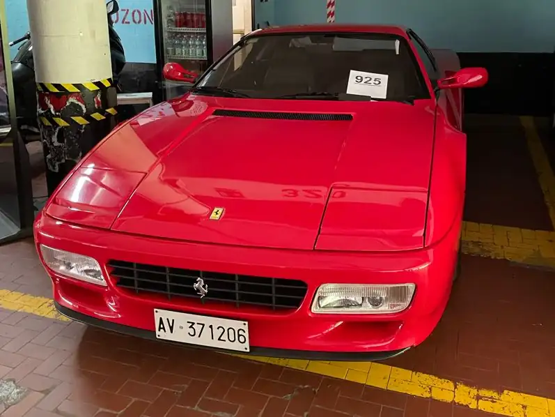Ferrari 348 (1995) spotted in Milan, Italy