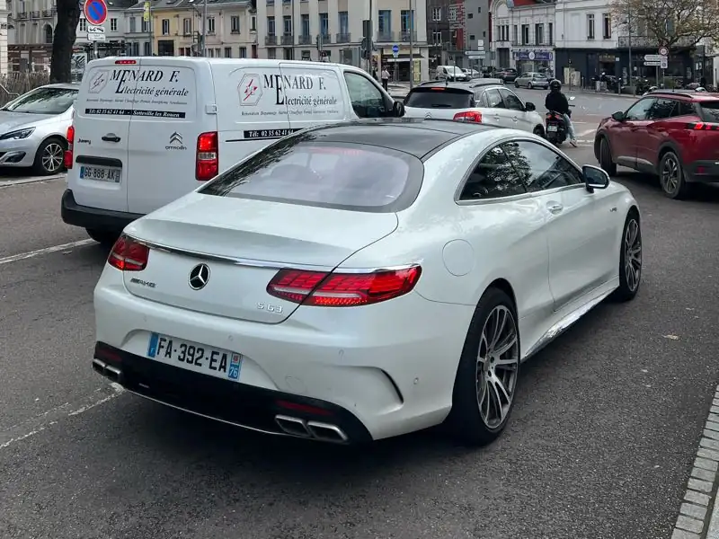 Mercedes-Benz S63 AMG spotted in Rouen