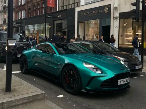 Aston Martin V12 Vantage (2024) spotted in London, United Kingdom