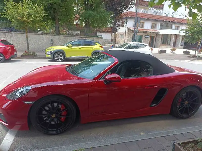 Porsche Boxster (2022) spotted in Roccaraso, Italy