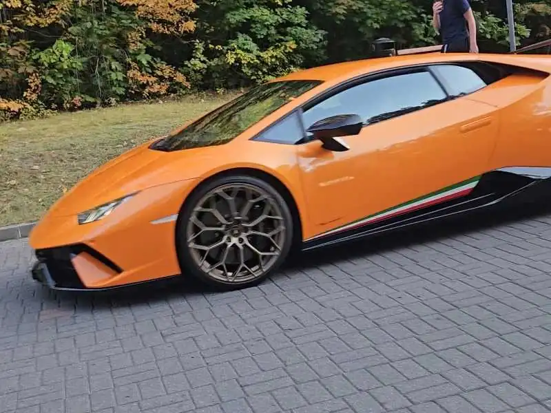 Lamborghini Huracán spotted in Suwałki