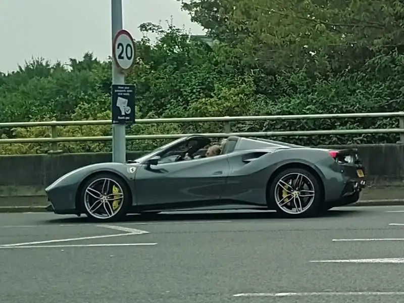 Ferrari 488 Spider spotted in Folkestone