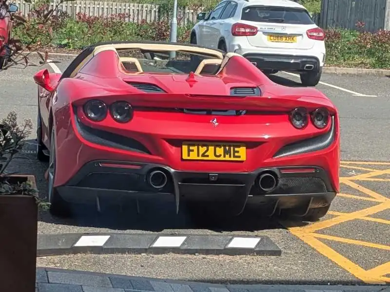 Ferrari F8 Spider spotted in Dundee