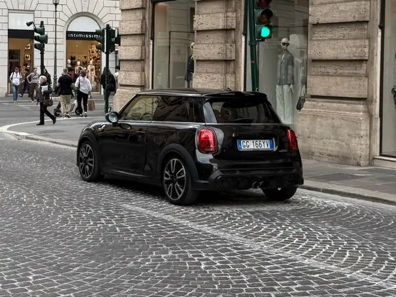 Mini John Cooper Works (2022) spotted in Rome, Italy