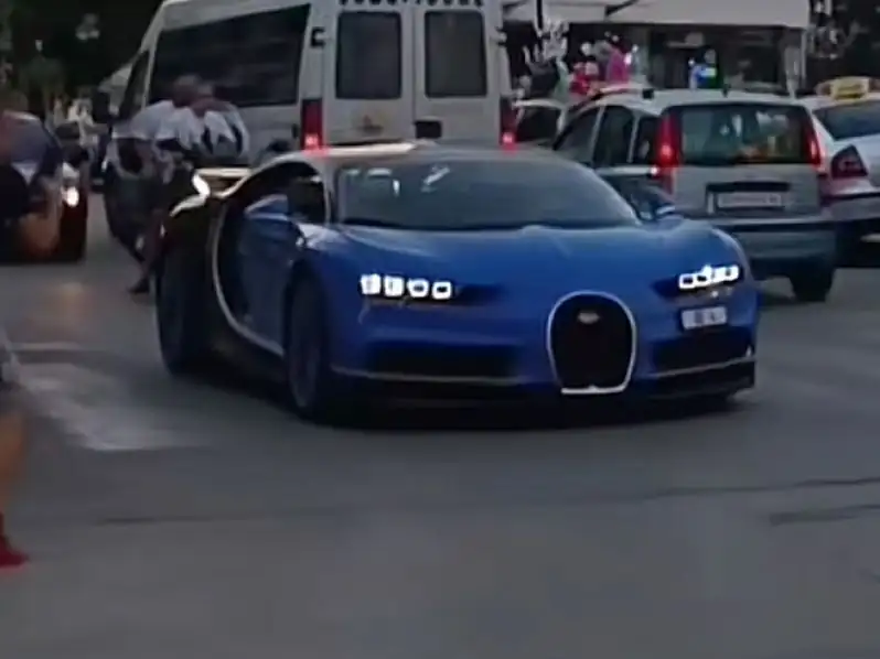 Bugatti Chiron spotted in Strumica