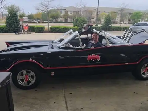 Ford Batmobile (1966) spotted in Frisco, United States