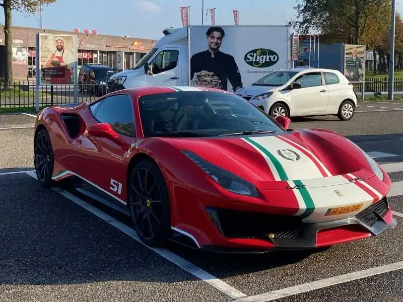 Ferrari 488 GTB spotted in Emmen