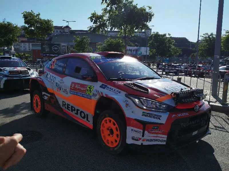 Toyota Yaris WRC spotted in Coimbra